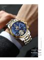OLEVS 9910 Watch For Men Tourbillon Self-Winding Male Watch 50M Waterproof Automatic Mechanical Multi-Function Retro Luxury Luminous Watch. 