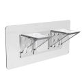 1pcs Non Perforated Wardrobe And Cabinet Partition Bracket Fixed Layer Plate Support Wall 90 Degree Sticker Bracket Holder.
