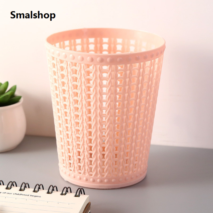 Smalshop%20%E3%80%90Dream%20Sailing%20Store%20%E3%80%911PCS%20Mini%20Trash%20Can%20Rattan%20Pattern%20Design%20Hollow%20Waste%20Bin%20Trash%20Container%20For%20Offices%20-%20Image%203