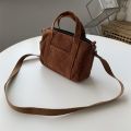 Women's Mini Corduroy Shoulder Bag Female Canvas Handbag Zipper Totes Ladies Casual Purse Cloth Pouch For Girl Crossbody Bag. 