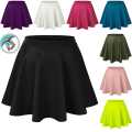 Women’s Silk Flared Mini Skirt – Soft Shiny Fabric Short Skirt for Chic and Casual Outfits. 