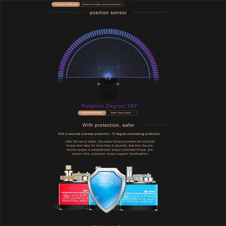 FT5325M%2025KG%20Digital%20Servo%20for%201/8%201/10%20RC%20Car%20Boat%20Robot%20-%20Image%205