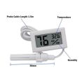 Digital LCD Mini Thermometer Hygrometer Fridge Freezer Temperature Humidity Meter - Portable Temperature Humidity Meter.