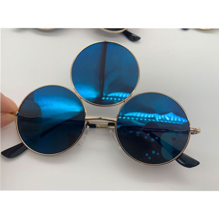 2022%20New%20Third%20Eye%20Round%20Sunglasses%20Women/Men%20Reflective%20Mirrored%20Black%20Lens%20Sun%20Glasses%20Three%20Lenses%20Eyewear%20Shades%20UV400%20-%20Image%202