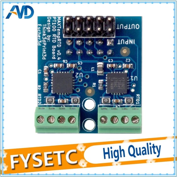 【YIYANGMAOYI111】Cloned PT100 Daughter Board Allowing Two PT100 Sensors Be For The DuetWifi And The Duet Ethernet