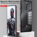 Luxury Aluminium Alloy Magnetic Tempered glass Case for ZTE nubia Red Magic 8 Pro Phone Cases Metal Bumper Frame Ultrathin Funda. 