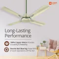 Orient Quadro Ornamental 56" Ceiling Fan (Sea Green). 