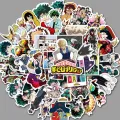 50Pcs/Pack My Hero Academia Japan Anime Stickers for DIY Skateboard Guitar. 