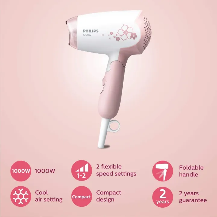 Philips%20HP8108/00%20Drycare%20Essential%20Compact%20Hair%20Dryer%20-%20Image%202