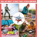 Portable Mini Gas Stove, Foldable Camping Stove for Camping and Outdoors.. 