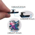 1PCS Anime Disney Series Marvel Heros Avengers Spider Man PVC Shoe Buckle Charms Accessories DIY Shoes Decoration Clog Boys Gift.