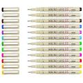 12 Colors 0.5 mm Micro-Pen Fineliner Pen Set Ink Pens. 