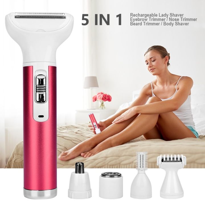 5%20in%201%20Electric%20Hair%20Remover%20Rechargeable%20Lady%20Shaver%20Nose%20Hair%20Trimmer%20Eyebrow%20Shaper%20Leg%20Armpit%20Bikini%20Trimmer%20Women%20Epilator%20-%20Image%204