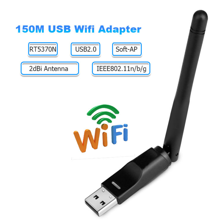 RT5370 USB Wifi Adapter 150Mbps Wireless Network Card USB Wifi Antenna