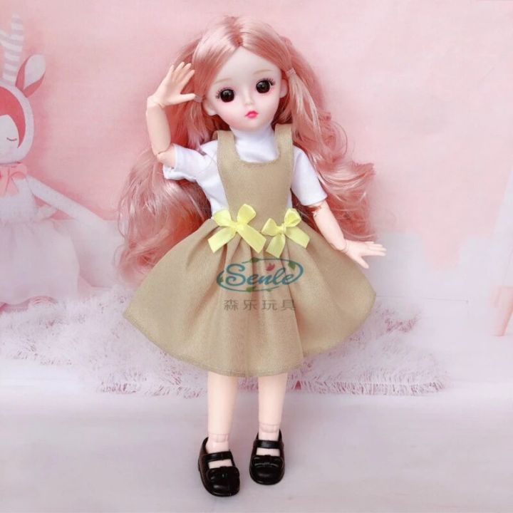 %E3%80%90The%20road%20to%20happiness%20Store%E3%80%91New%2022%20Movable%20Joints%20BJD%20Doll%2031cm%201/6%20Makeup%20Up%20Cute%20Dolls%20With%20Handmade%20Fashion%20Dress%20Beauty%20Toys%20For%20-%20Image%204