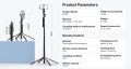 ULANZI MA09 Extendable Phone Tripod, 71" Selfie Stick Phone Vlog Tripod Stand Quadrapod with All in 1 Phone Clip, Travel Tripod Phone Holder with Rechargeable Remote for iPhone Sony Canon. 