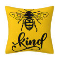 Amazon Best Selling Yellow Bee Festival Linen Throw Pillow Cover Home Decor Cushion Sofa Cushion Cover Gnome. 
