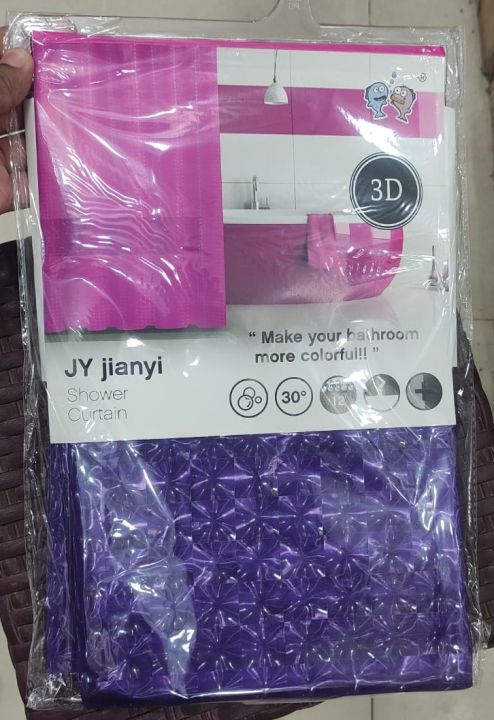 Waterproof%203D%20Shower%20Curtain%20With%2012%20Rings%20For%20Bathroom%20Toilet%20-%20Bathroom%20Accessories%20-%20Image%205