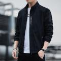 Spring Autumn Casual Solid Fashion Slim ber Jacket Men Overcoat Arrival Baseball Jackets Men's Jacket M-6XL Top. 