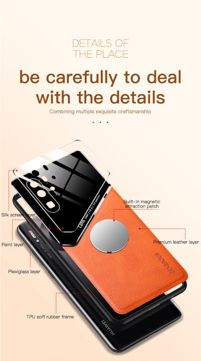Lenuo%20For%20Huawei%20P30%20Pro%20Case%20Leather%20Texture%20Car%20Magnetic%20Holder%20Back%20Cover%20Soft%20Silicon%20Frame%20Shockproof%20Casing%20-%20Image%207