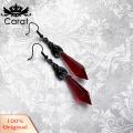 Carat Dangle Earrings Drop-resistant Long Pendant Hook Earrings. 