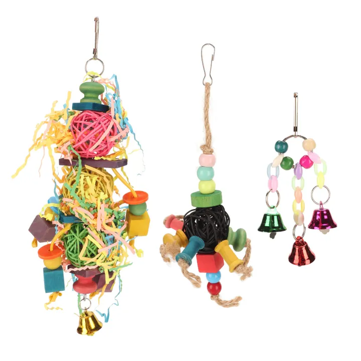 Bird%20Parrot%20Toys,%20Bird%20Shredding%20Toys%20Attractive%203pcs%20Multifunctional%20Relieves%20Boredom%20for%20Birds%20-%20Image%204