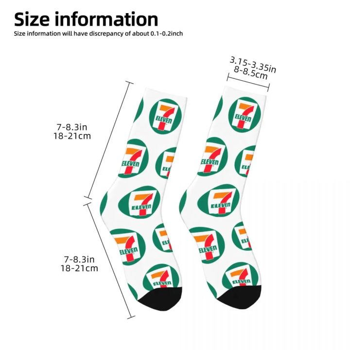 7-11%207-Eleven%20Logo%201969-2004%20Store%20Design%20Socks%20Product%20for%20Unisex%20Compression%20Dress%20Socks%20-%20Image%206