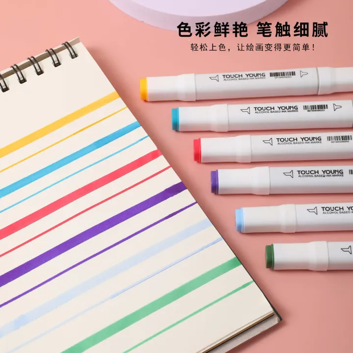 PP%20Barrel%20Boxed%20Double-Headed%20Oily%20Marker%20Pen%20Children%20Art%20Drawing%20Graffiti%20Marker%20Pen%2060%20Color%2080%20Color%20Suit%20-%20Image%202