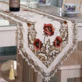 New Countryside Style Polyester Dining Table Cloth Set Multi purpose Covers Home Fabric Art. 