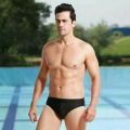 2021 New Hot Men Swimwear Black e Men's Swimming Trunks Waterproof Quick Dry Swim Sport Briefs Men Swim Shorts.