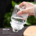 Air Tight Glass jar spice jar  Storage jar 350 ml (1 pis Random Design). 