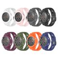 (New)For Samsung Galaxy Watch4 Classic 46mm Carbon Fiber Sport Silicone Integrated Watch Band. 