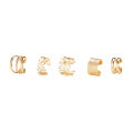 Clip Earring Hollow Out Leaf Tament Fashion Appearance Ear Cuff. 