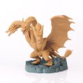 12CM Deformation King King Dinosaur monster King Ghidorah Burning Assembled Action Figure Model Collectible Toy Gi. 