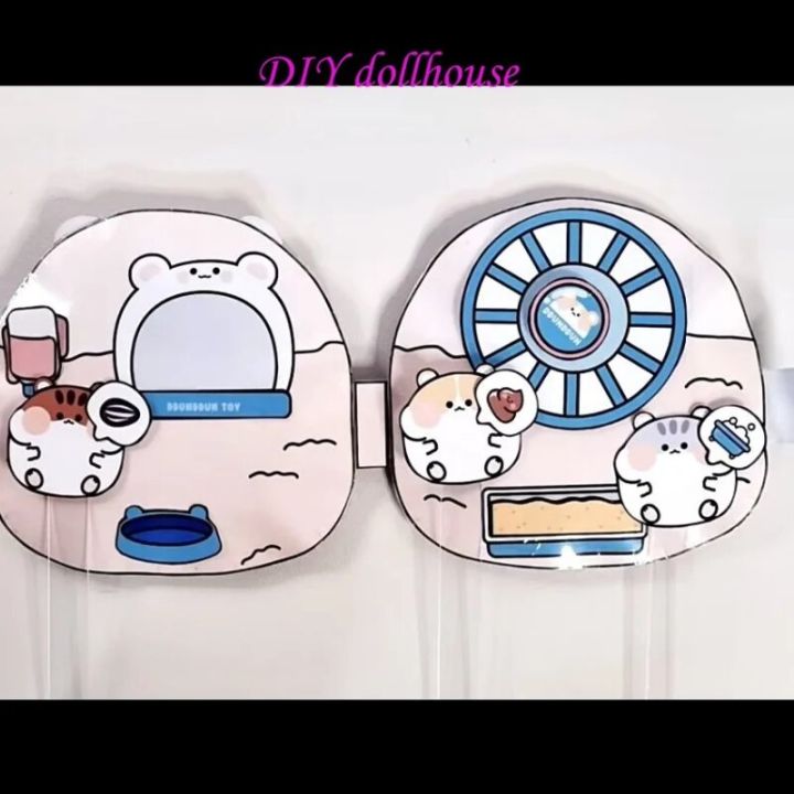 Little%20hamster%20breeder%20Quiet%20book%20Beanie%20Book%20diy%20material%20pack%20homemade%20puzzle%20decompression%20toy%20book%20girl%20toys%20craft%20toys%20-%20Image%205