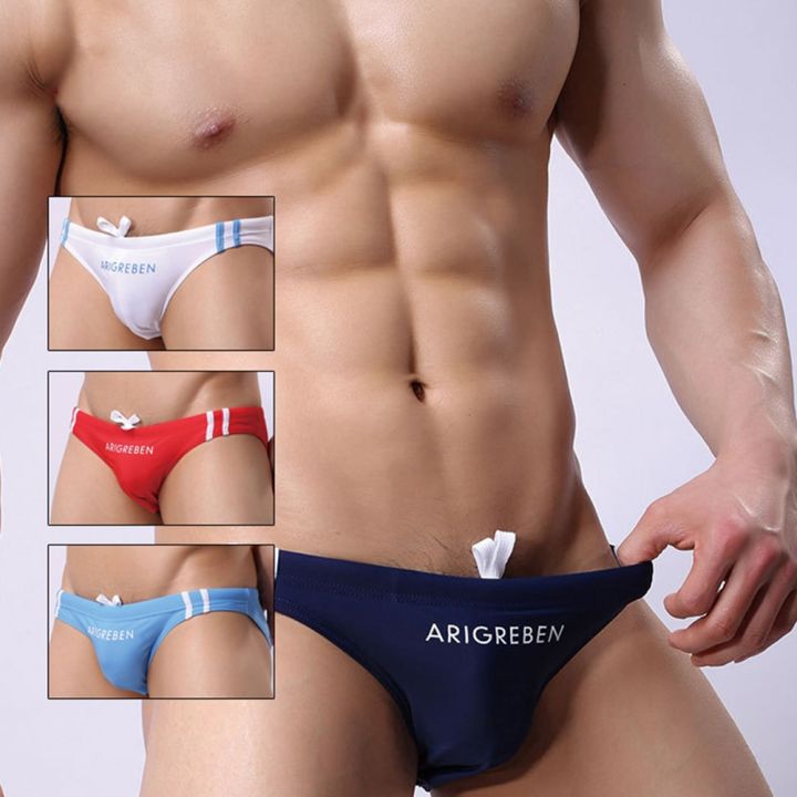 Men||'S Brief Cut Low Rise Bikini Brief Swimming Trunks Swim Brief Beach Wear Stretch Briefs Breathable Swim Shorts