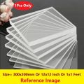 TRANSPARENT 2mm Acrylic Sheet 2mm Clear Plastic Sheet 2mm Thick Acrylic Sheets Cutting Size 300x300mm Or 12×12 Inch Or 1×1 Feet 12 Inch Acrylic Sheet Clear Perspex Acrylic Sheet 2mm Clear Acrylic Plexiglass. 