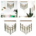 Artificial Eucalyptus Wall Hanging Decor Boho Wall Decor for Hallway Bedroom.