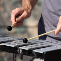 2 Pairs of Rubber Drumsticks Percussion Xylophone/Marimba Mallets Hammer SCK-3 Rubber Head. 