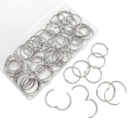 Loose Leaf Binder Rings 1-Inch Office Book Rings, Metal Book Rings.