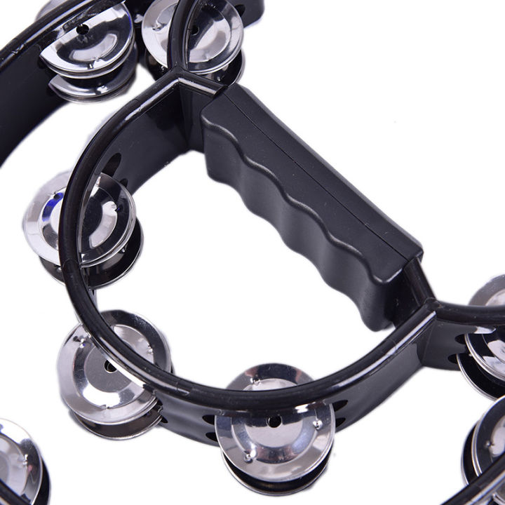 Tamborine%20Drum%20Durable%20Percussion%20Instruments%20Musical%20Instrument%20Compact%20Double%20-%20Image%204