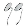 Good Looking CD-80 Looking glass for motorcycle 2 Pcs, Small Nut - silver colour Gives your Bike a Classic Look. 