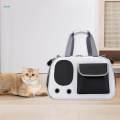 Cat Carrier Travel Transport Bag with to Pet Travel Bag Black. 