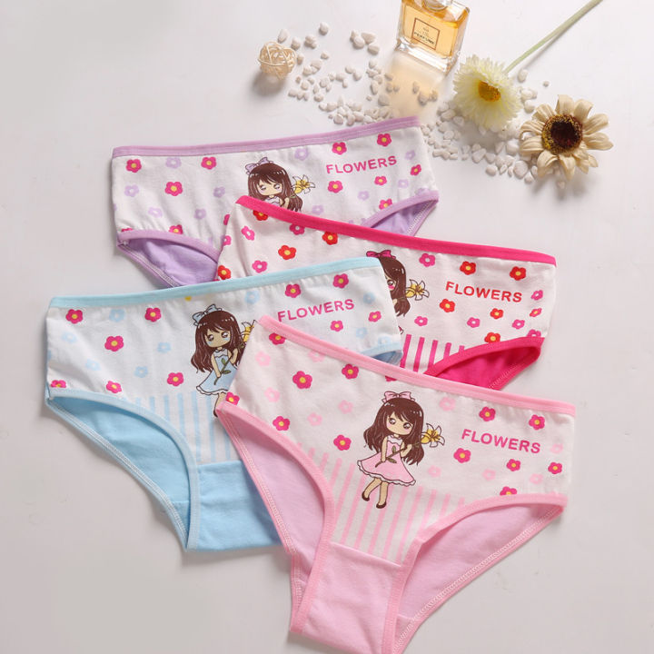 Pack%20of%204%20-%20Mixed%20Colors%20Kids%20Girl%20Briefs%20Breathable%20Panties%20for%20Children%202-12%20Yrs%20Kid%20Girl%20Underwear%20-%20Image%205