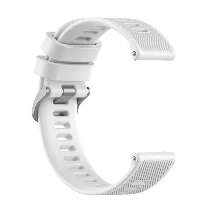 For%20Garmin%20Forerunner%20158%20/%2055%20Twill%20Silicone%20Watch%20Band(White)%20-%20Image%207