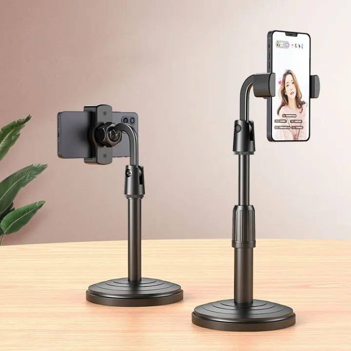 Desktop%20Mobile%20Phone%20Holder%20Stand%20360%20Rotate%20For%20Live%20Streaming%20Shoot%20Youtube%20Tiktok%20Video%20Round%20Base%20Smartphone%20-%20Image%205