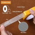 Cloth Double Sided Tape Adhesive Mesh Double Sided Cloth Tape Yellow High Viscosity 1 Roll.