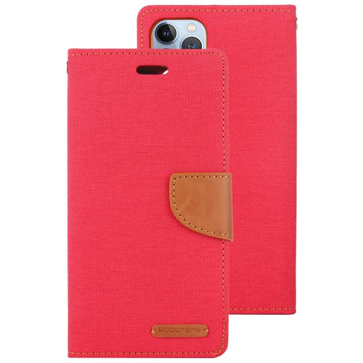 %EF%BC%88COD)For%20iPhone%2014%20Pro%20GOOSPERY%20CANVAS%20DIARY%20Canvas%20Texture%20Flip%20Leather%20Phone%20Case%20-%20Image%207