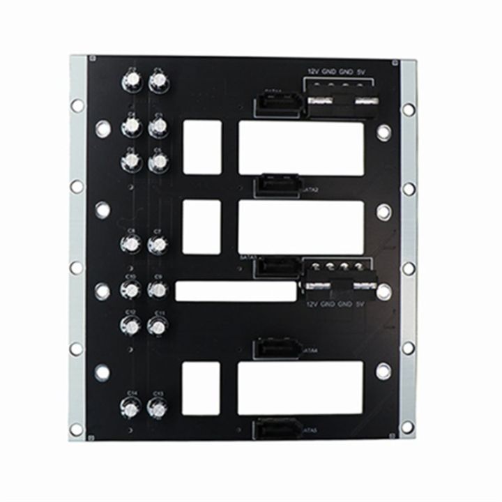 Big 4D Corner Power Supply Five Bay for Hard Drive Backplane NAS Chassis Adapter 6G/Bps Storage Server Backplane