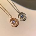 Exquisite Fashion Dream Star Sun Moon Moonlight Stone Necklace for Women Collar Chain Wedding Party Jewelry Gift Wholesale.